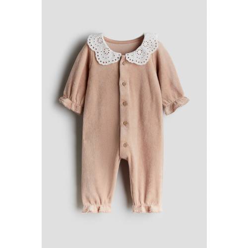 COTTON VELOUR JUMPSUIT