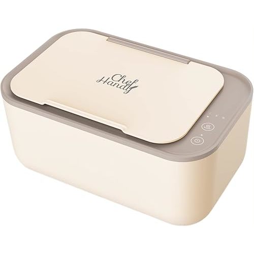 Baby Wipe Warmer, Wipe Warmer and Baby Wet Wipes Dispenser, 3 Mode Temp Control, Large Capacity, Evenly Overall Heating, Silence for Babies, Portable Diaper Wipe Warmer with Changing Light (Yellow)