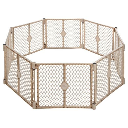 Toddleroo By North States Superyard Indoor Outdoor 8 Panel Freestanding Gate