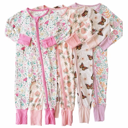 Convertible Zip Rompers for Girls