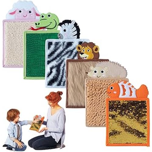 ODOXIA Sensory Mats for Autistic Children | Sensory Tiles for Kids | Sensory Wall Panel | Sensory Mats (Animals) | Sensory Toys | Sensory Room Equipment | Sensory Disorder Toys for Tactile Play