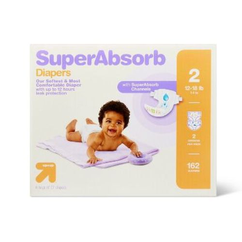 Disposable Diapers Pack - up & up™, Size 2