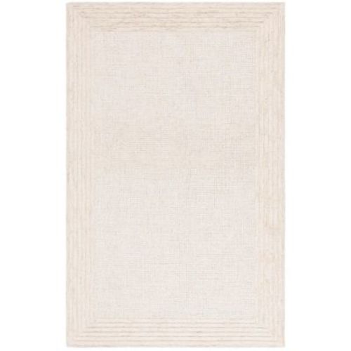 Ebony Ebn425 Handmade Tufted Area Rug - Ivory/beige - 5' X 8' - Safavieh