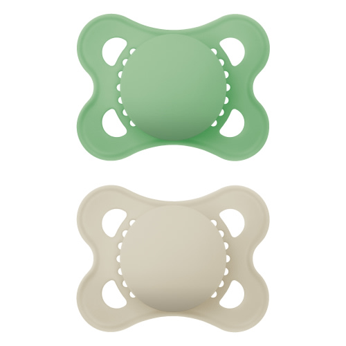 MAM Original Matte Pacifier, 0-6 Months, 2 Pack