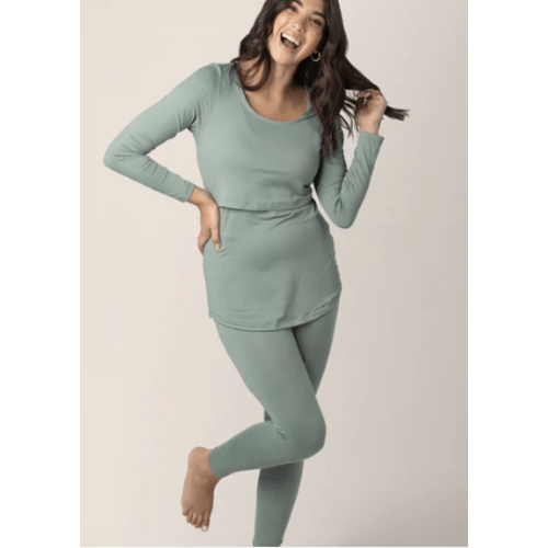 Jane Nursing Pajama Set | Sage