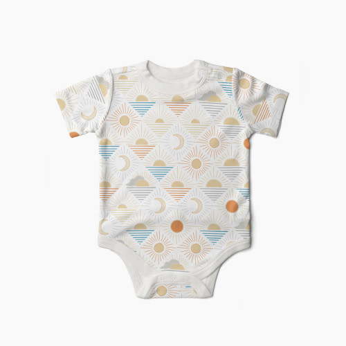 Goumi Kids x Babylist Short-Sleeve Bodysuit - Celestial, 3-6 M