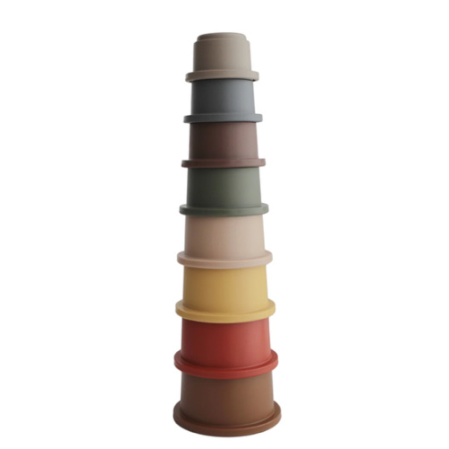 Mushie Stacking Cups Toy- retro