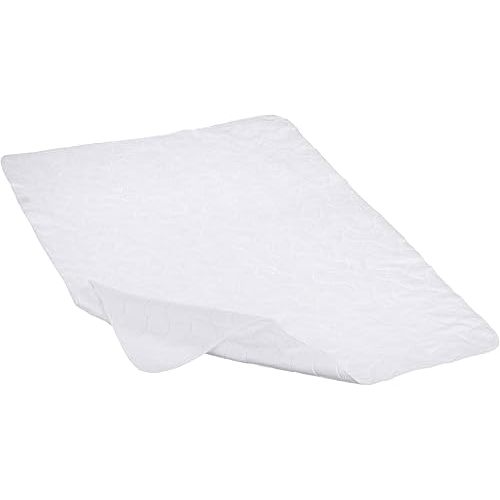 American Baby Company Waterproof Flat Reusable Multi-use Pad Protector, Quilt-Like Multi-use Protective Mattress Pad Cover for Babies, Adults and Pets, White, 27" x 36"
