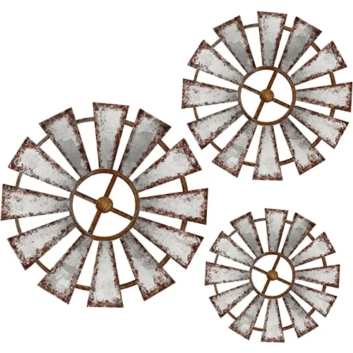 3 Pcs Wood Windmill Wall Decor Farmhouse Wall Hanging Decoration Country Wooden Windmill Kitchen Wall Decor Rustic Wall Decor Living Room Wall Sculpture Art Decor for Bedroom Nursery Dorm Home Office