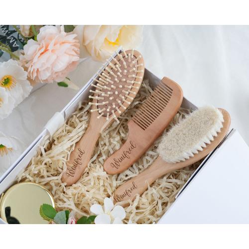 Personalized Baby Gift Girls, Custom Wooden Baby Hair Brush, Custom Baby Brush with Name, Baby Shower Gift, Baby Keepsake Gift, Newborn Gift