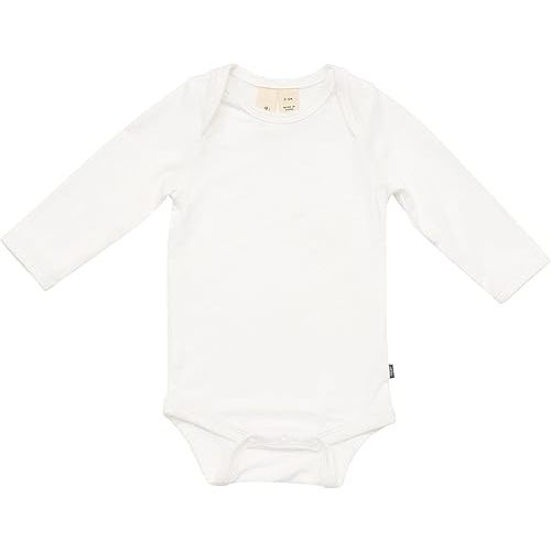 KYTE BABY Soft Bamboo from Rayon Long Sleeve Unisex Bodysuit, 0-24 Months