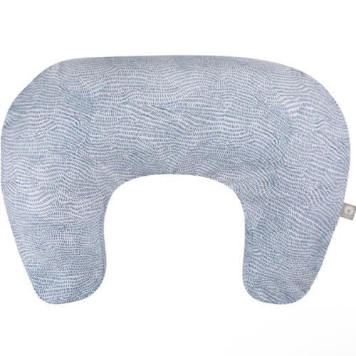 Amazon.com : Boppy Nursing Pillow, Blue Speckled Current, Larger, More Supportive Pillow for Breastfeeding and Bottle Feeding; Firmer Fill, Higher Lift, Larger Area Than Original Nursing Pillow; JPMA Certified : Baby