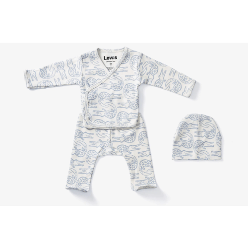 Take Me Home Outfit - Alligator in Bay Blue | Lewis