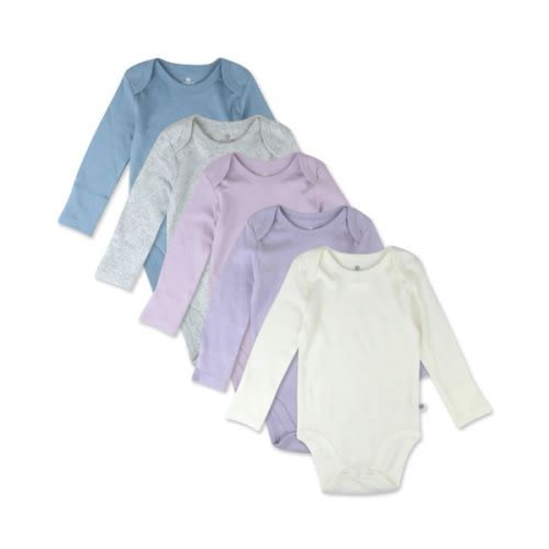 5-Pack Organic Cotton Long Sleeve Bodysuits | Honest Baby Clothing