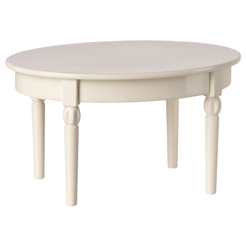 Vintage dining table, Mouse - Off white
