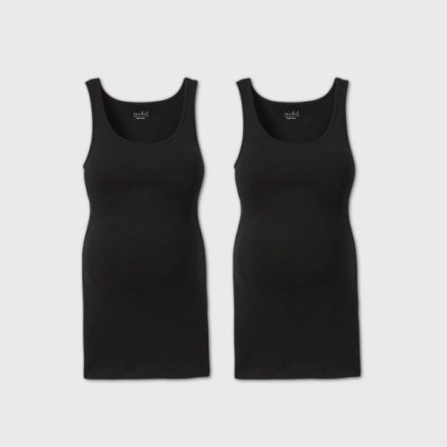Ingrid & Isabel 2-pack Bundle Maternity Tank Top