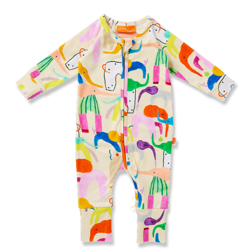 Happy Herd Long Sleeve Romper – Halcyon Nights