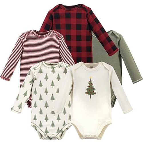 Touched by Nature baby-girls Organic Cotton Long-sleeve Bodysuits