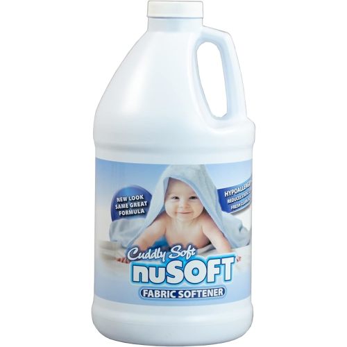 64 fl oz Ultra Concentrated Hypoallergenic Fabric Softener - Enhanced Softness & Freshness, Reduces Wrinkles & Static Cling, Safe on Colors & Delicates, Great for Delicate Skin (419690)