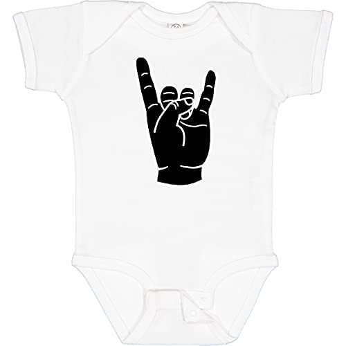 inktastic Rocker Horns Baby Bodysuit