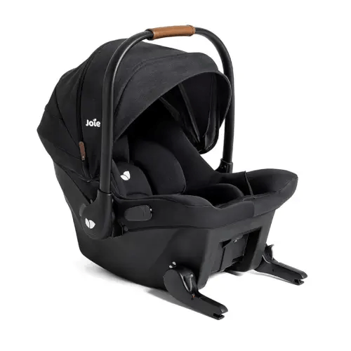 Joie Mint Latch Base-Free Infant Car Seat – Lightweight, Built-in Rigid Latch Connectors and Side-Impact Protection – No Base Installation Required, Travel-Friendly Design (Shale Dark)