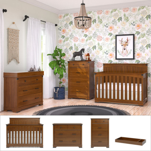 Redmond Full Panel 4 Piece Nursery Set
