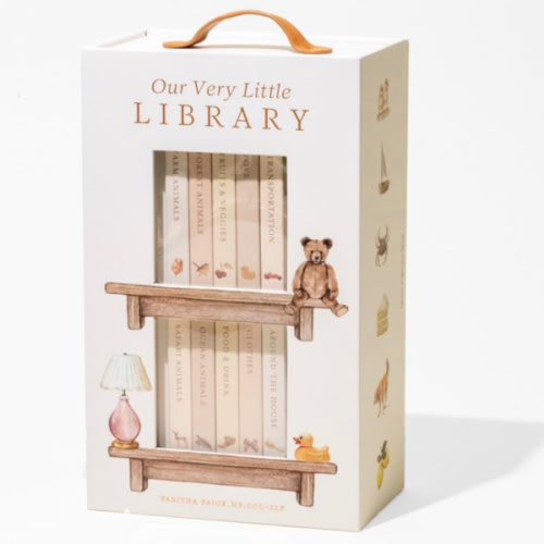 Our Very Little Library Board Book Set: A Foundational Language Vocabulary Board Book Set for Babies (Tabitha Paige Children's Book Series)