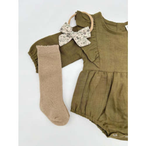 Olive Moss Gabriella Romper Set – Olive and Cradle