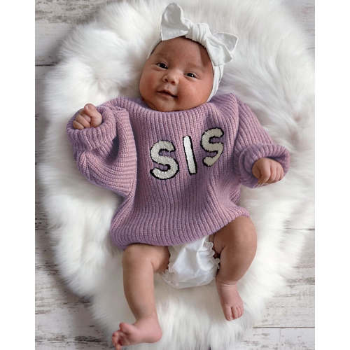 Sis Knit Sweater, Lavender