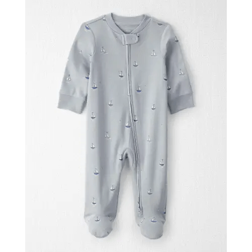 Baby Organic Cotton Sleep & Play Pajama in Sail Away - Little Planet | Carter's