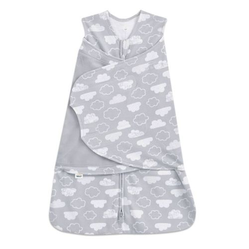 HALO Baby 100% Cotton 1.5 TOG Sleepsack Sleeveless Swaddle Wrap - Clouds Small