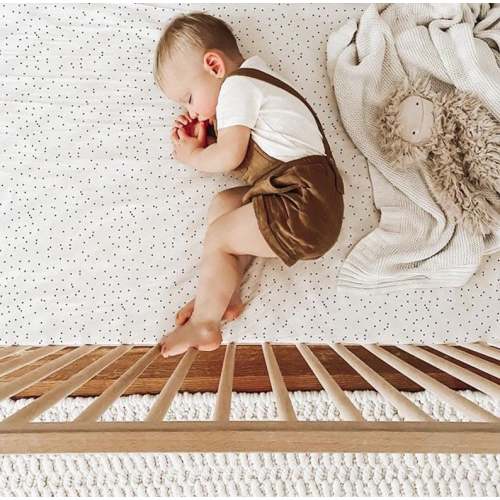 Modern Nursery Bedding ORGANIC Monochrome Crib Sheet / - Etsy