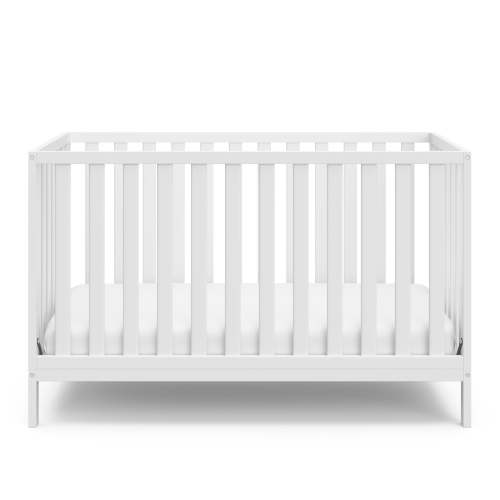 Storkcraft Sunset 4-in-1 Convertible Baby Crib, White