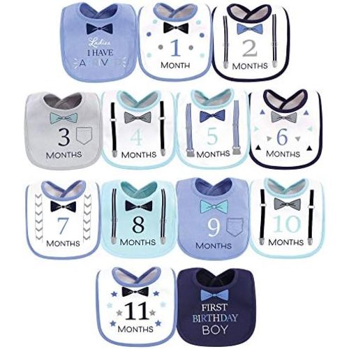 Hudson Baby Unisex BabyCotton Bibs