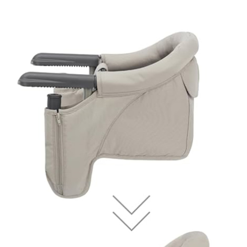 Inglesina Fast Table Chair - Cream + Fast Dining Tray - Portable Baby High Chair - for Babies & Toddlers up to 37 lbs - Fits Tables 0.8'' to 3.5'' Thick - Compact & Easy to Use - Travel Bag Included
