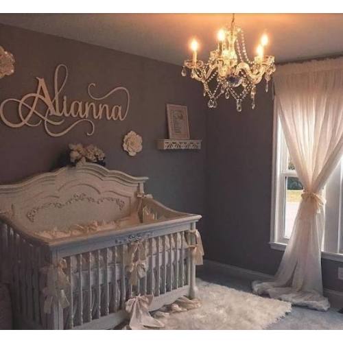 Girls Nursery Name Sign, Custom Baby Name Sign, Baby Name Decor, Personalized Nursery Sign, Luxury Decor Wall Name Sign | Google Shopping