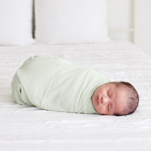 Organic Pre-folded Swaddle  - Mint