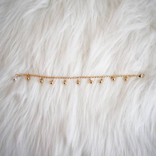 SET OF 2 | 14kt Gold Filled Baby Anklets | Gold Filled Drop Anklet | Cambodian Baby Anklet | Boho Baby Anklet | Gold Anklet by Danita Apple