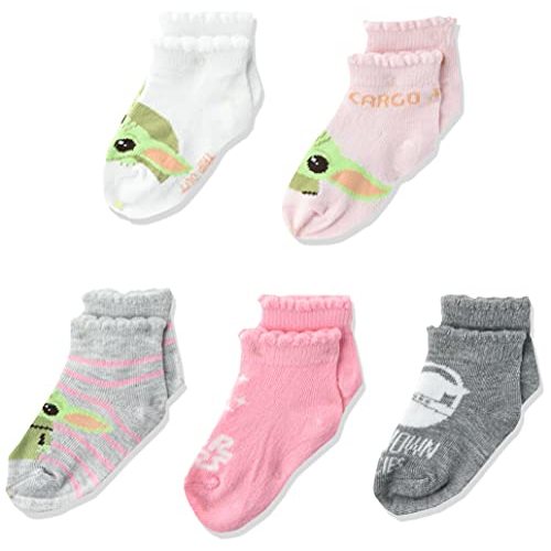 STAR WARS Baby Boys' The Mandalorian 5 Pack Shorty Socks