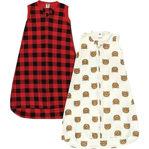 Hudson Baby BabyCotton Long-Sleeve Wearable Sleeping Bag, Sack, Blanket