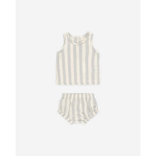 Woven Tank + Short Set || Sky Stripe