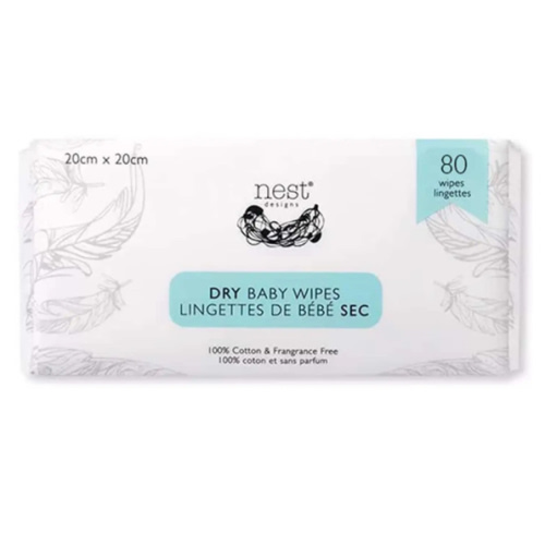 Organic Cotton Dry Baby Wipes