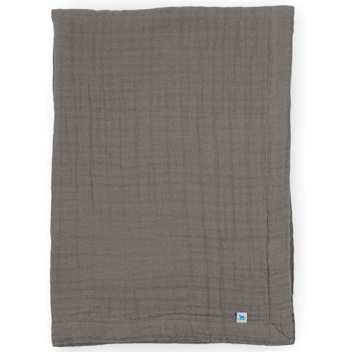 Little Unicorn Newborn Receiving Quilt | Ultra-Soft, Multi-Layered Muslin Fabric - Mocha
