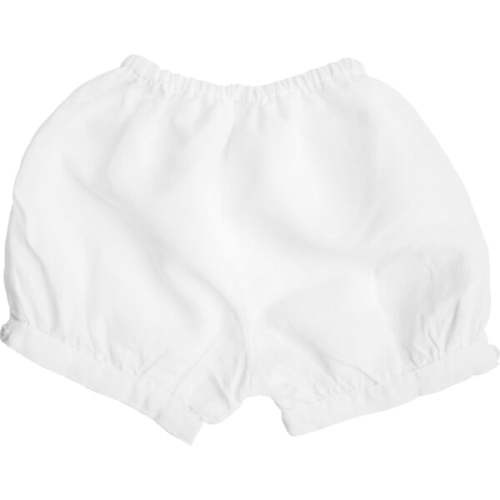 Boys Short, White Linen - Louelle. | Maisonette 0-6mo