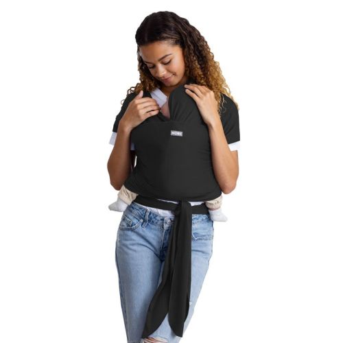 Moby True Wrap Baby Carrier - Black Onyx