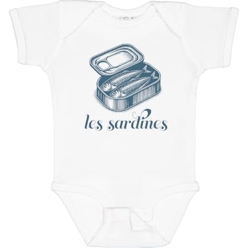 inktastic Les Sardines Maritime Fish Baby Bodysuit