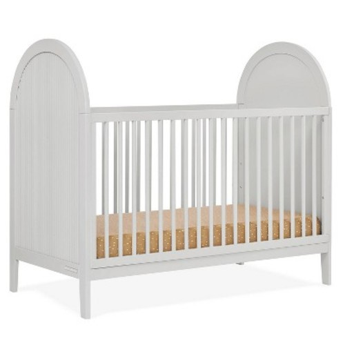 Delta Children Eloise 4-in-1 Convertible Crib - Greenguard Gold Certified, Color: Moonstruck Gray