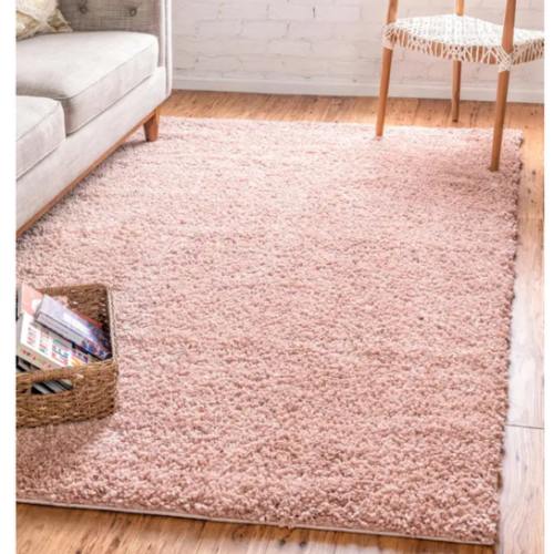 Dusty Rose 5' x 8' Zermatt Shag Rug | Rugs.com