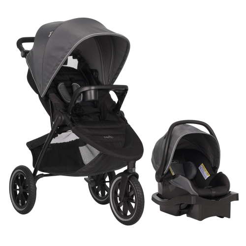 Evenflo Folio3 Stroll & Jog Travel System With LiteMax Infant Car Seat (4-50 lbs) - Walmart.ca