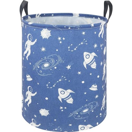 Kids Laundry Hamper,Laundry Basket,Baby Nursery Hamper,Waterproof Storage Bin,Clothes Organizer Basket,Room Decor(Universe)